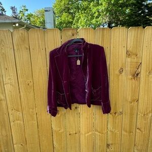 Women's Blazer velvet new with tags